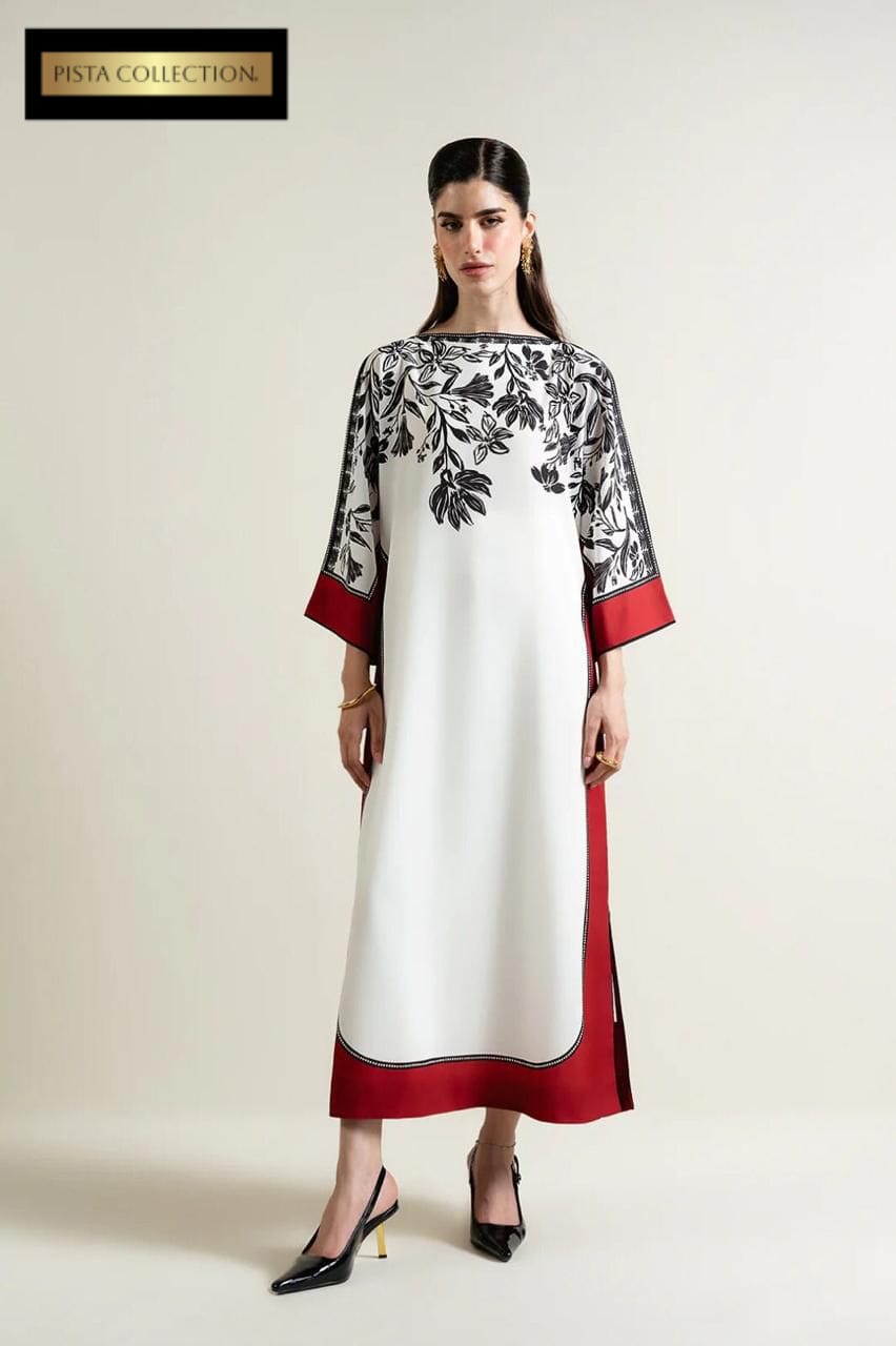 Luxury Long Baggy Digital Printed 3-Piece Suit