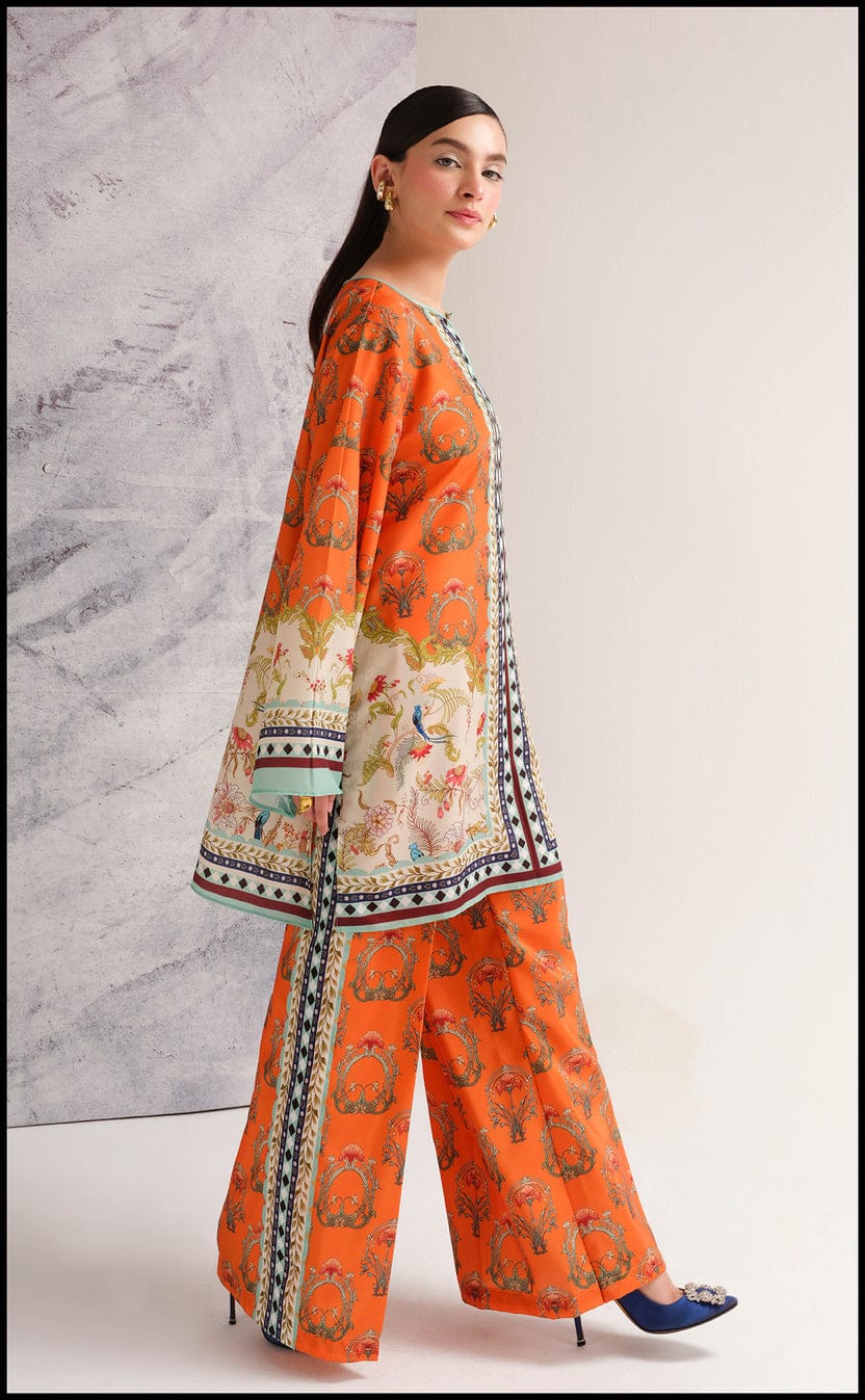 Sunset Royale – Swiss Lawn Co-Ord Set
