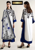 Luxury Long Baggy Digital Printed 3-Piece Suit