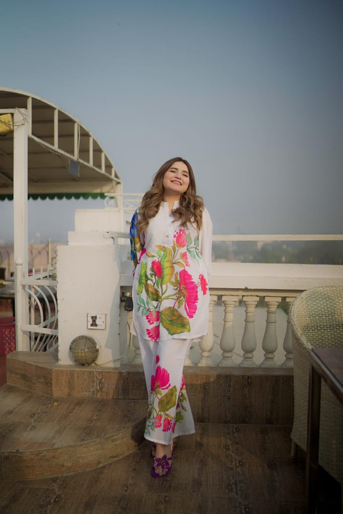 Lily Élégance – Designer Inspired Georgette Co-Ord Set