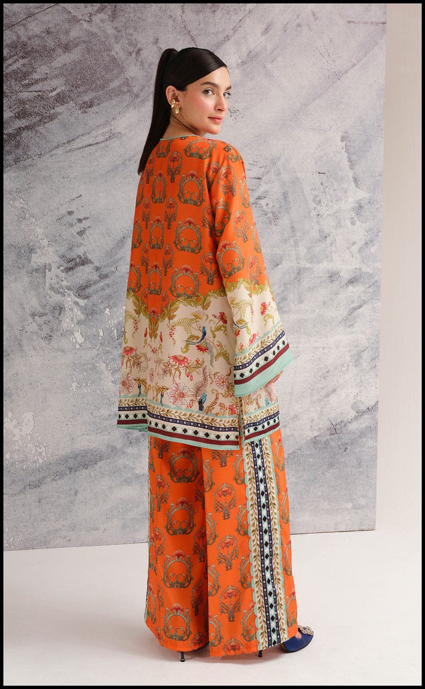 Sunset Royale – Swiss Lawn Co-Ord Set