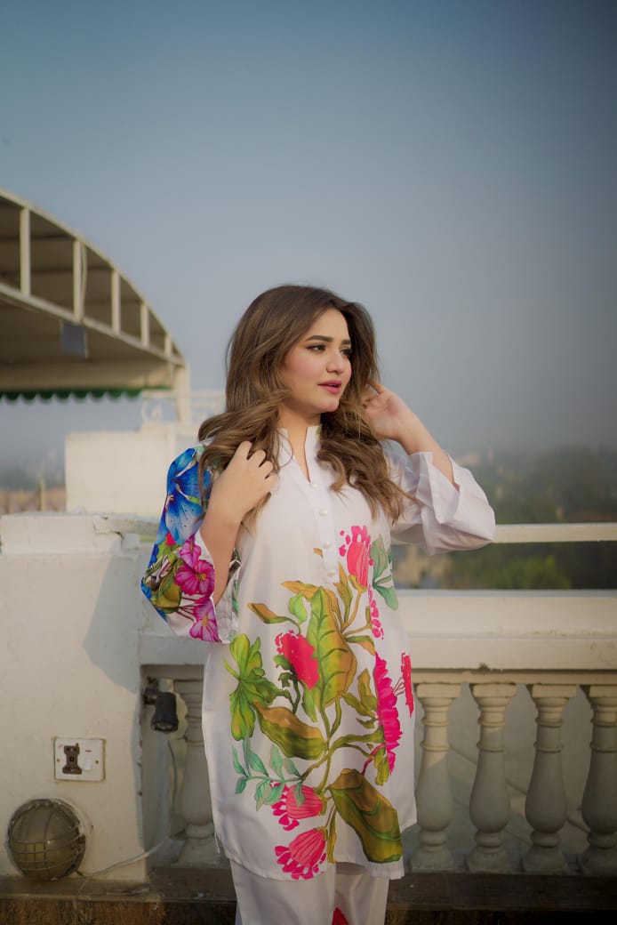 Lily Élégance – Designer Inspired Georgette Co-Ord Set