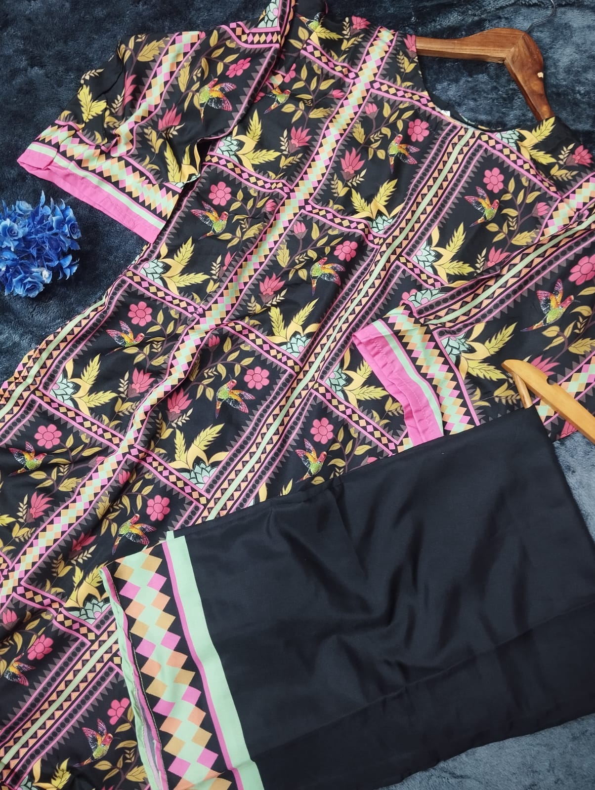 Digital Boxes Printed Swiss Lawn Co-Ord Set (2-Piece)