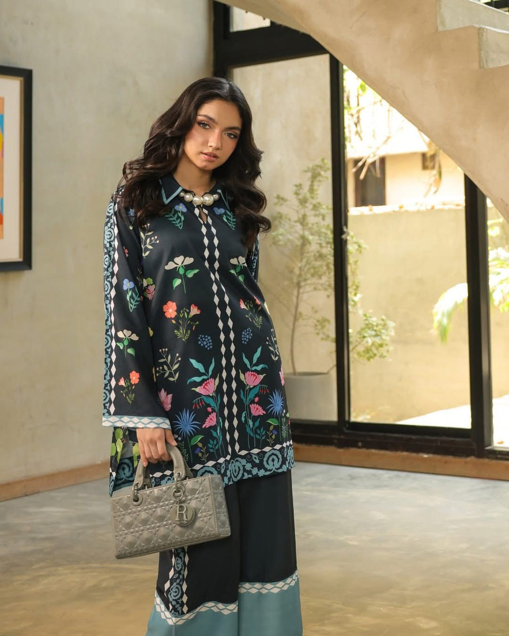Aina Asif Inspired Digital Printed Co-Ord Set