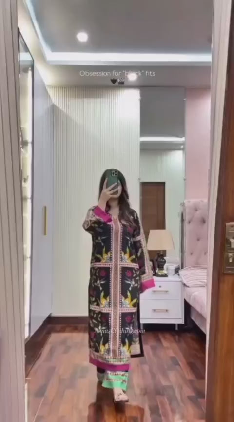 Digital Boxes Printed Swiss Lawn Co-Ord Set (2-Piece)