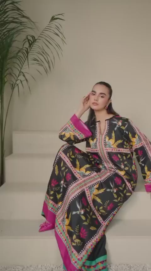 Digital Boxes Printed Swiss Lawn Co-Ord Set (2-Piece)