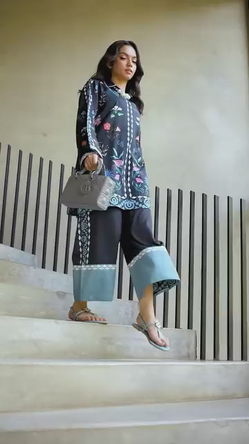 Aina Asif Inspired Digital Printed Co-Ord Set