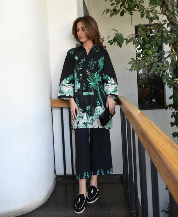 ✨ Digital Printed Swiss Lawn Co-ord Set – 2 Piece ✨